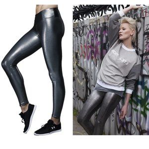 SUKISHUFU metallic Leatherback Leggings NWOT